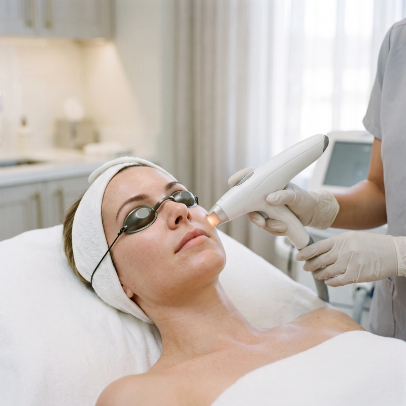 Fractional laser skin resurfacing treatment at Vina Beauty Spa